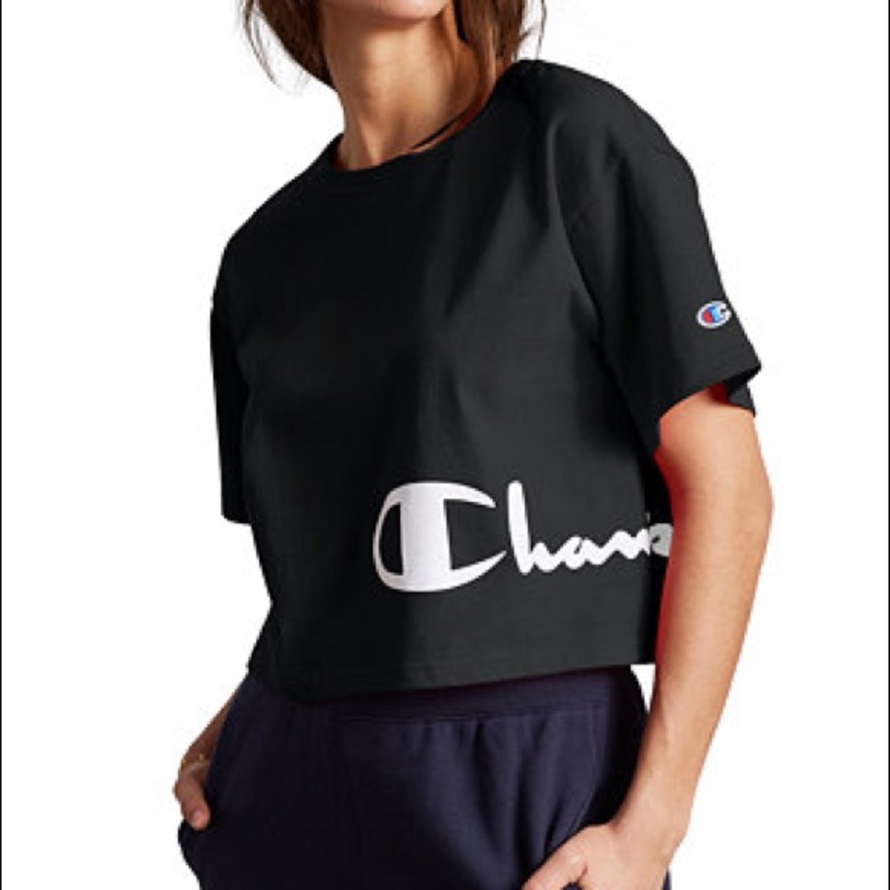 Women’s champion crop top medium